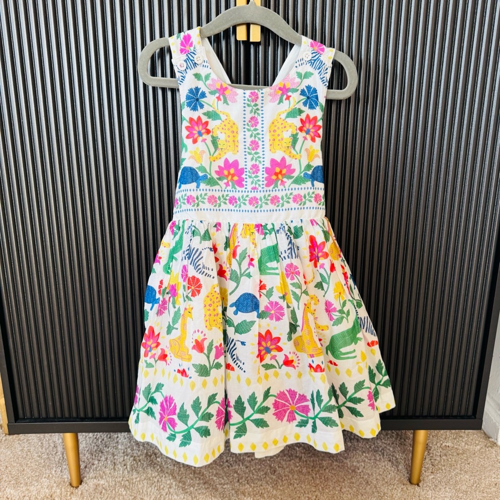 Mini Boden girls cross back sundress